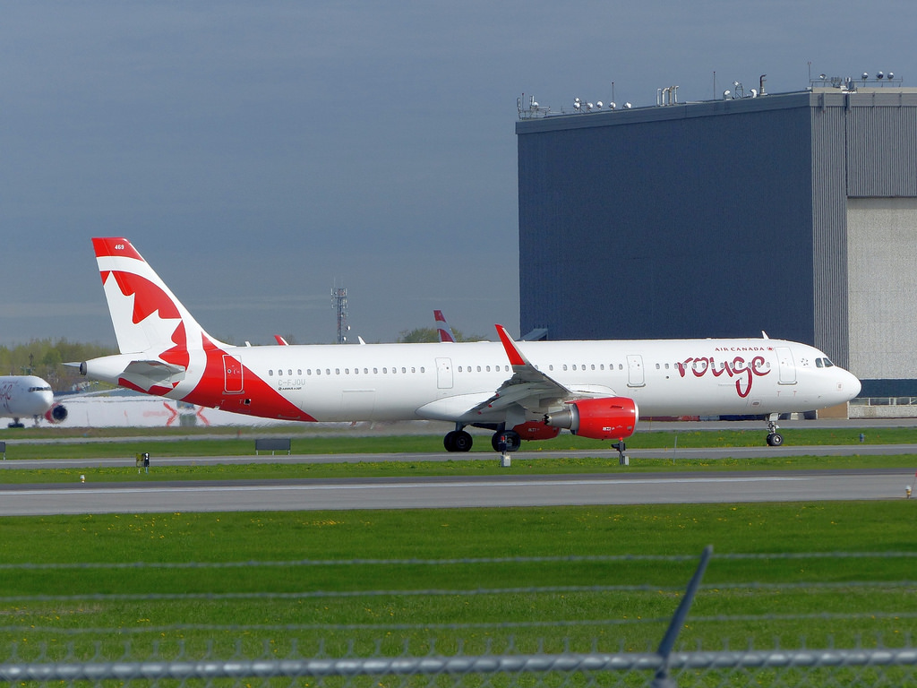 Air Canada Rouge Airbus A321 211SL C FJOU at Montreal Trudeau Airport