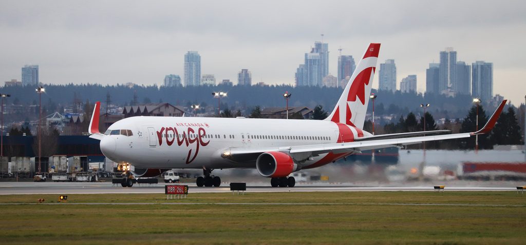 Air Canada Rouge Fleet Boeing 767 300er Details And Pictures