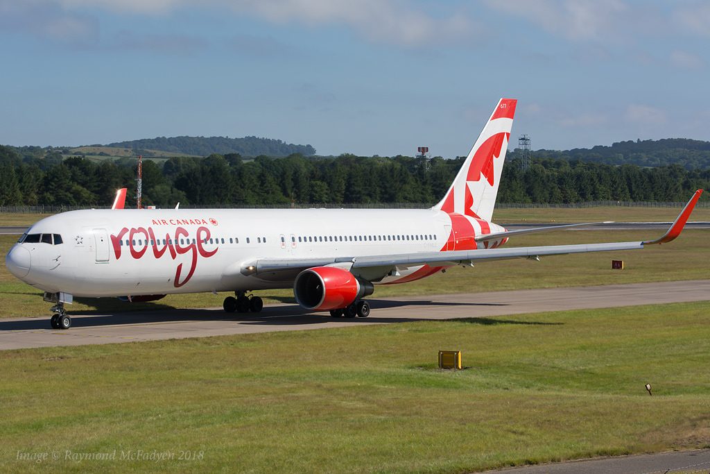 Air Canada Rouge Fleet Boeing 767 300er Details And Pictures