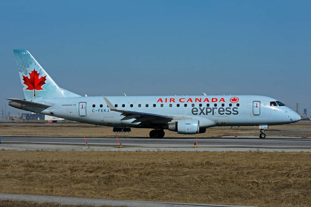 Air Canada express Embraer E175 C FEKJ operated by Sky Regional Airlines at Toronto Lester B. Pearson Airport YYZ
