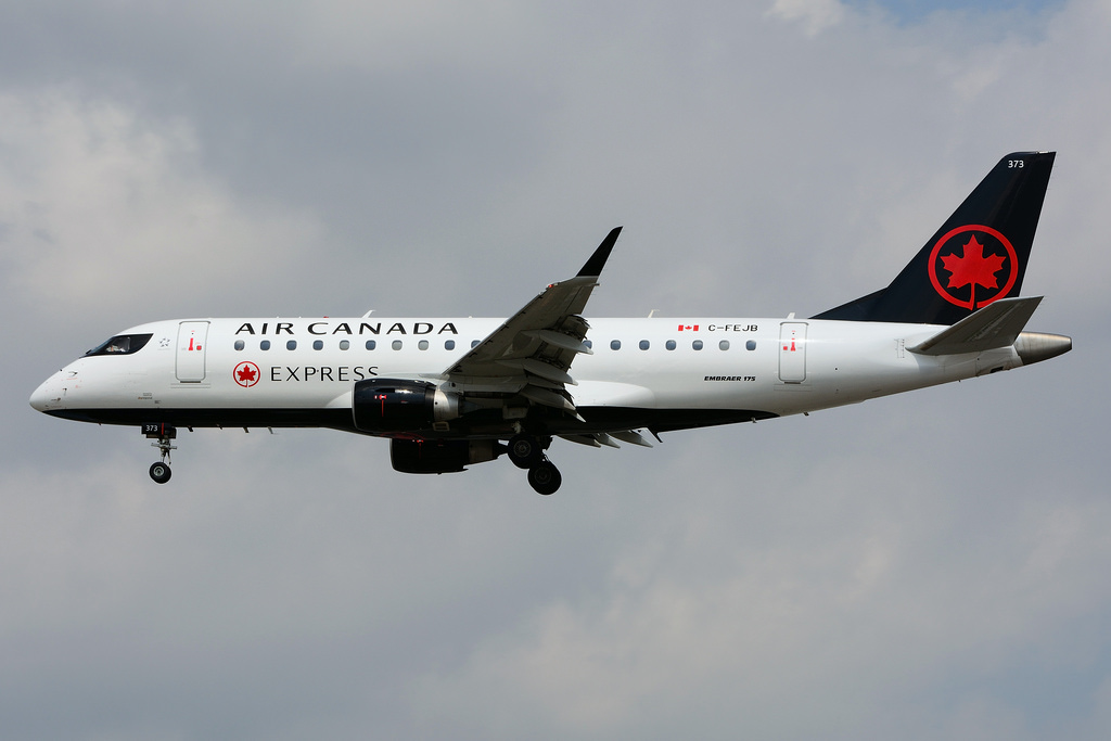 Air Canada express operated by Sky Regional Airlines C FEJB Embraer E175 at Toronto Lester B. Pearson Airport YYZ