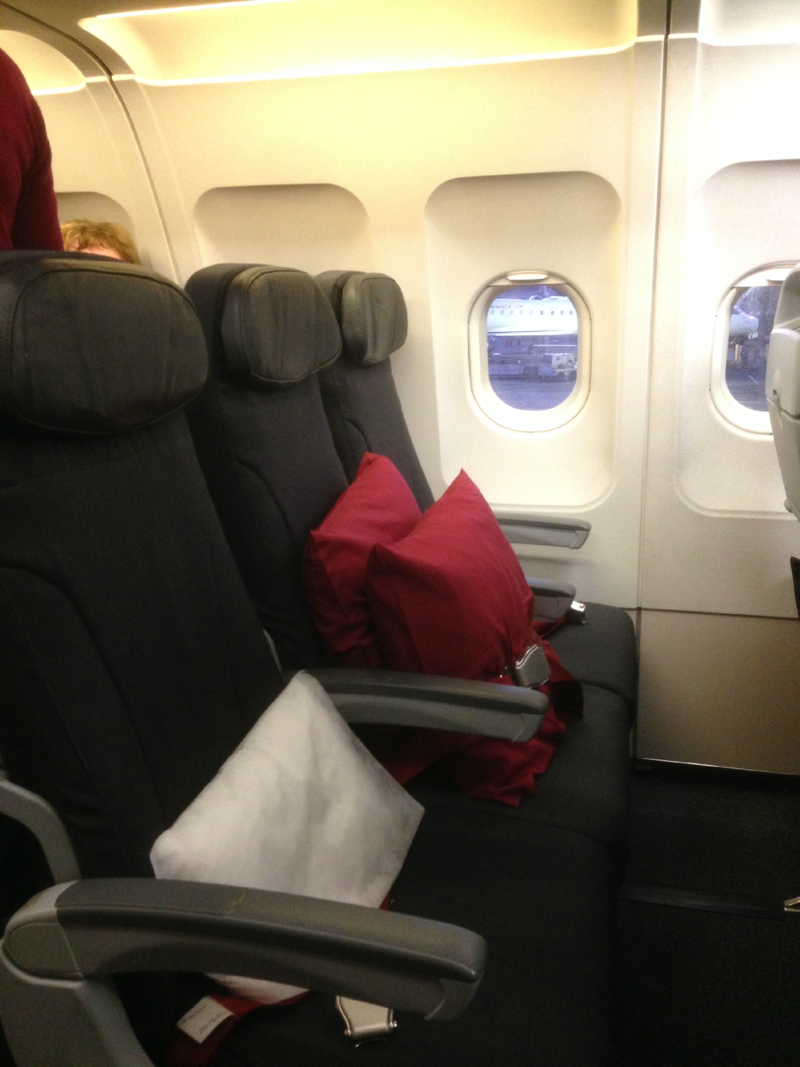 Airbus A319 100 Air Canada Rouge Cabin Interior Premium Seats Layout
