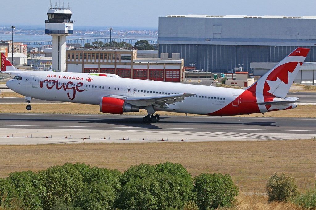 Air Canada Rouge Fleet Boeing 767 300er Details And Pictures