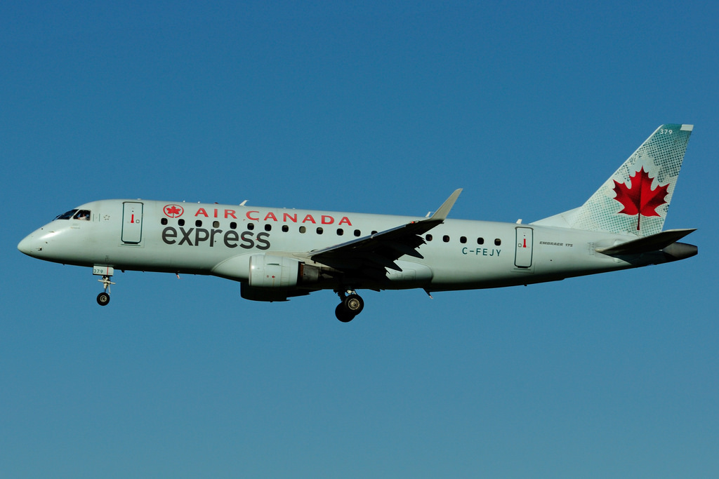 Embraer E175 C FEJY Air Canada express Sky Regional at Ottawa MacDonald Cartier Airport YOW