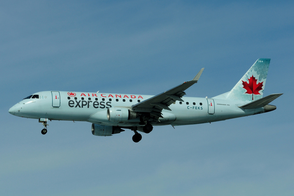 Embraer E175 C FEKS Air Canada express operated by Sky Regional Airlines at Toronto Lester B. Pearson Airport YYZ