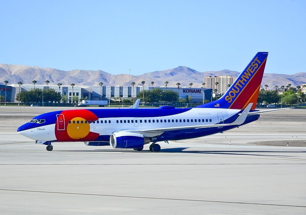 Southwest Airlines Boeing 737-700 with Colorado One livery