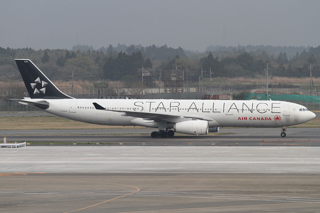 Narita International Airport Airbus A330 343X cn 419 Air Canada C GHLM on STAR ALLIANCE Livery