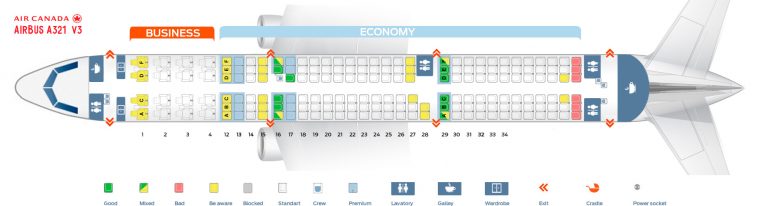 Air Canada Fleet Airbus A321-200 Details and Pictures