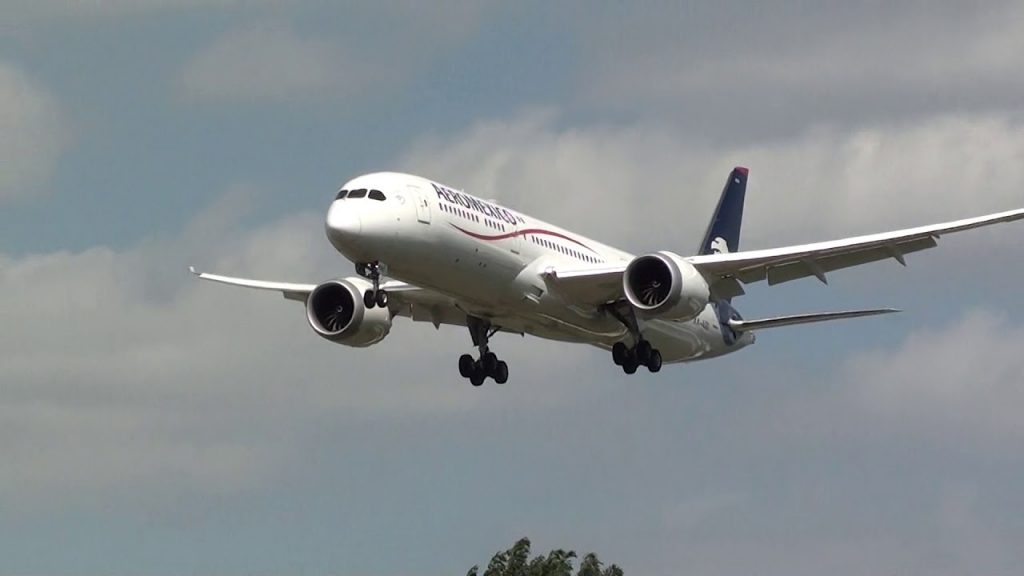 Aeromexico Boeing 787 900 Dreamliner XA ADD Landing London Heathrow 27L
