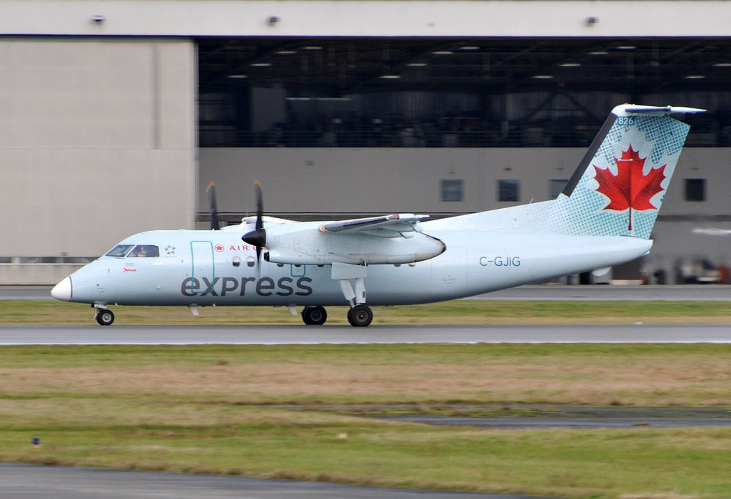 Air Canada Express C GJIG Bombardier Dash 8 100 Turboprop Aircraft Photos