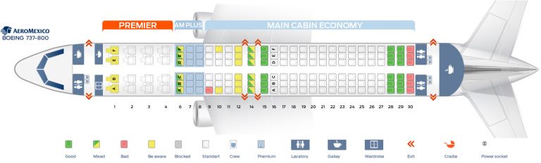 Aeroméxico Fleet Boeing 737-800 Details and Pictures