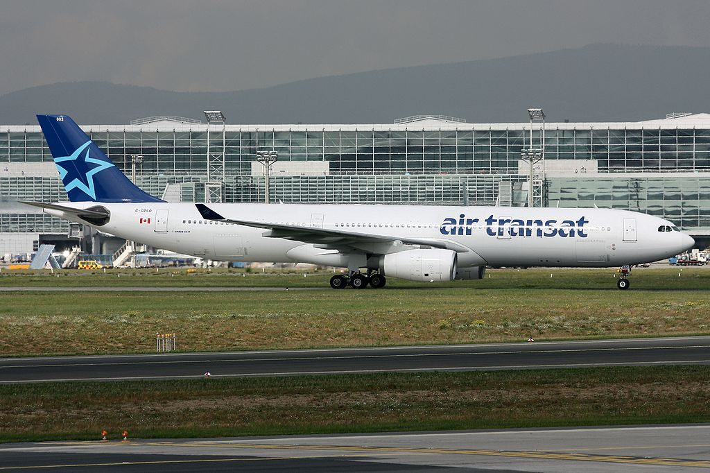Air Transat Airbus A330 342 C GTSO at Frankfurt am Main Rhein Main AB FRA EDDF FRF Germany