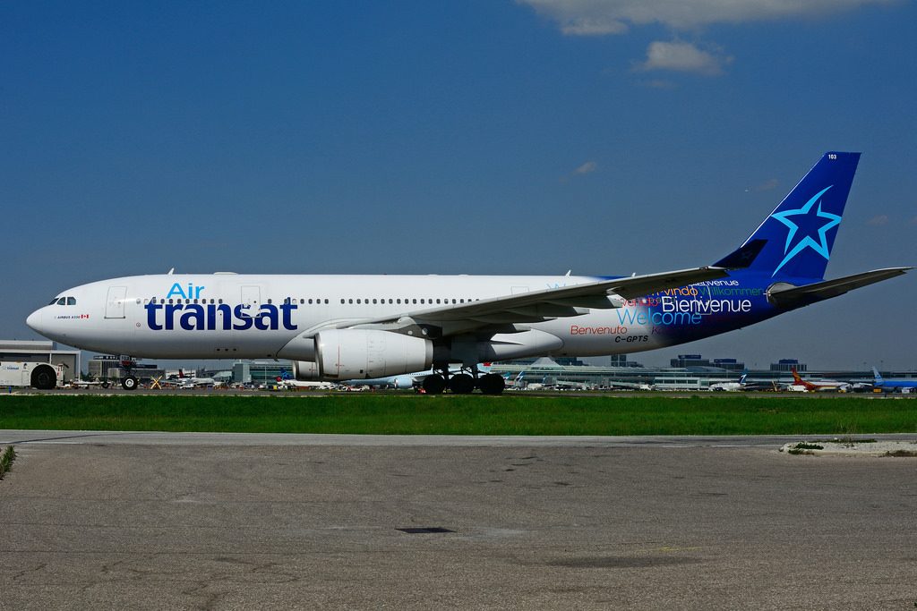 C GPTS Airbus A330 243 Air Transat at Toronto Lester B. Pearson Airport YYZ