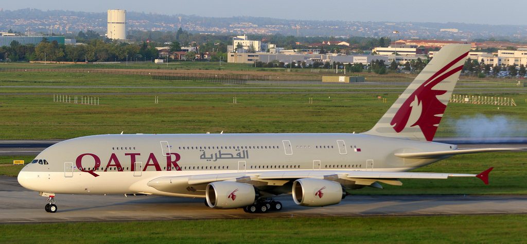 Qatar Airways A7 APJ Airbus A380 800 Aircraft Photos