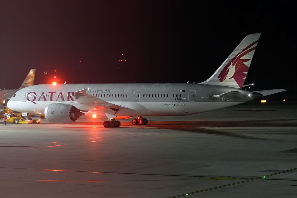 Qatar Airways A7 BDB Boeing 787 8 Dreamliner at Vienna International Airport
