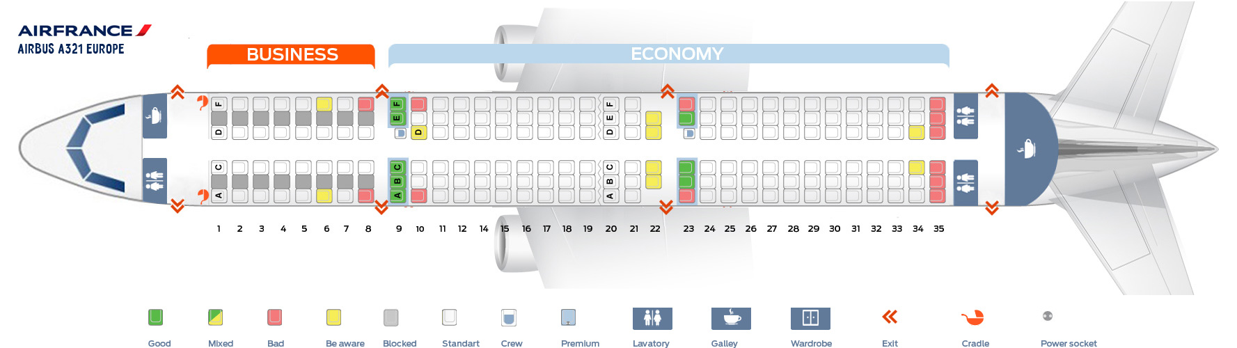 Air France Fleet Airbus A321 100 200 Details And Pictures