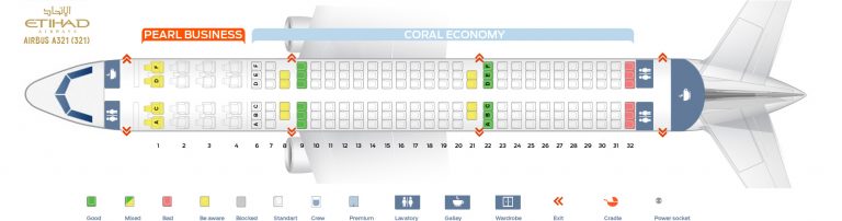 Etihad Airways Fleet Airbus A321-200 Details and Pictures