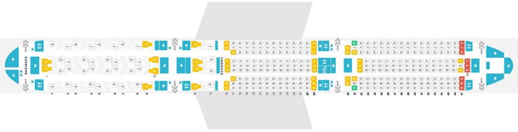 Seat Map and Seating Chart Airbus A350 1000 Qatar Airways Qsuite