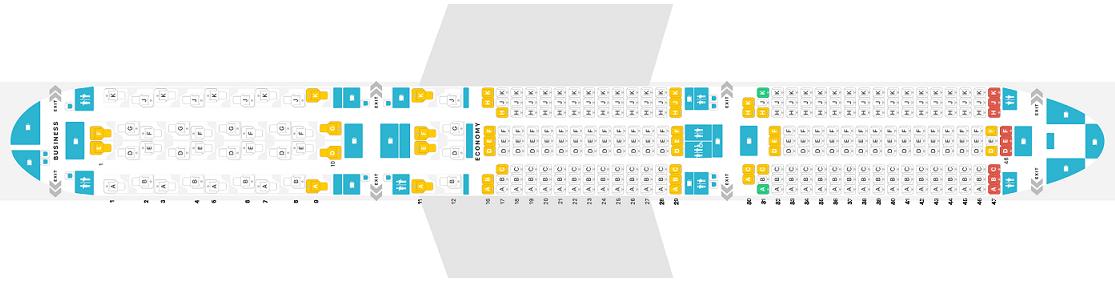 Airbus A350 Xwb 1000 Seating Capacity | Elcho Table