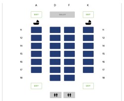 Seat Map and Seating Chart Singapore Airlines Boeing 777 200ER Retrofitted Layout Business Class