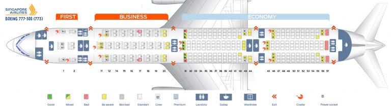 Singapore Airlines Fleet Boeing 777-300 Details and Pictures