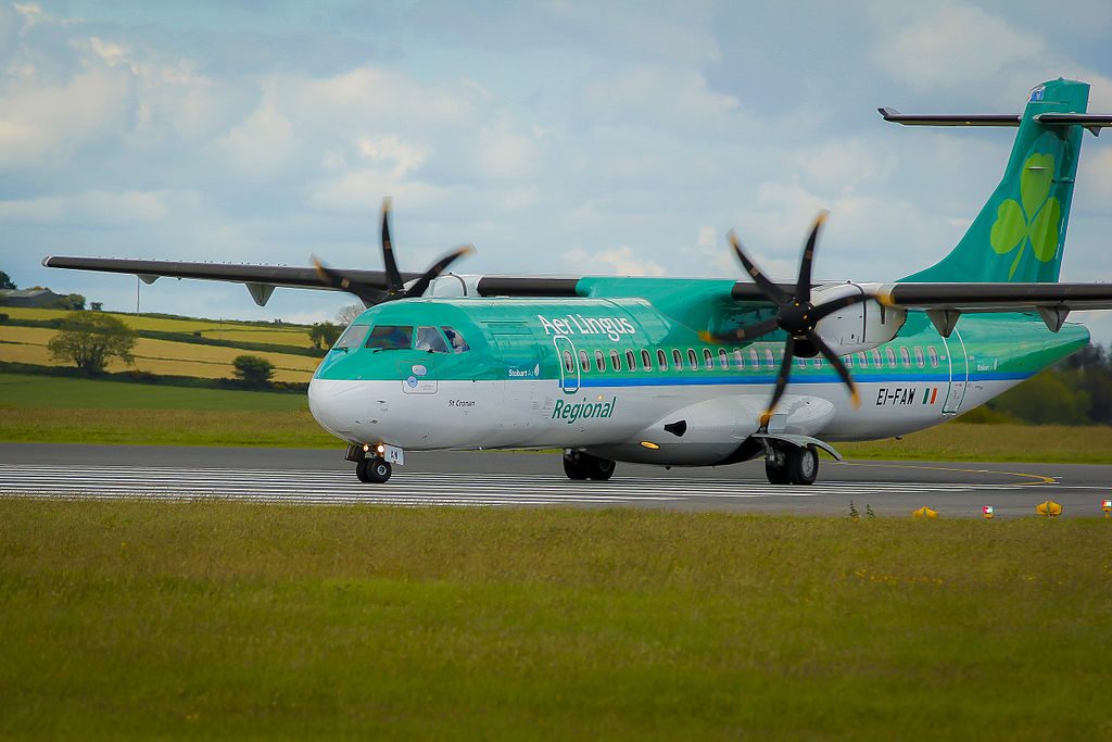 Aer Lingus Regional Stobart Air ATR 72 600 EI FAW St. Cronan Cronán