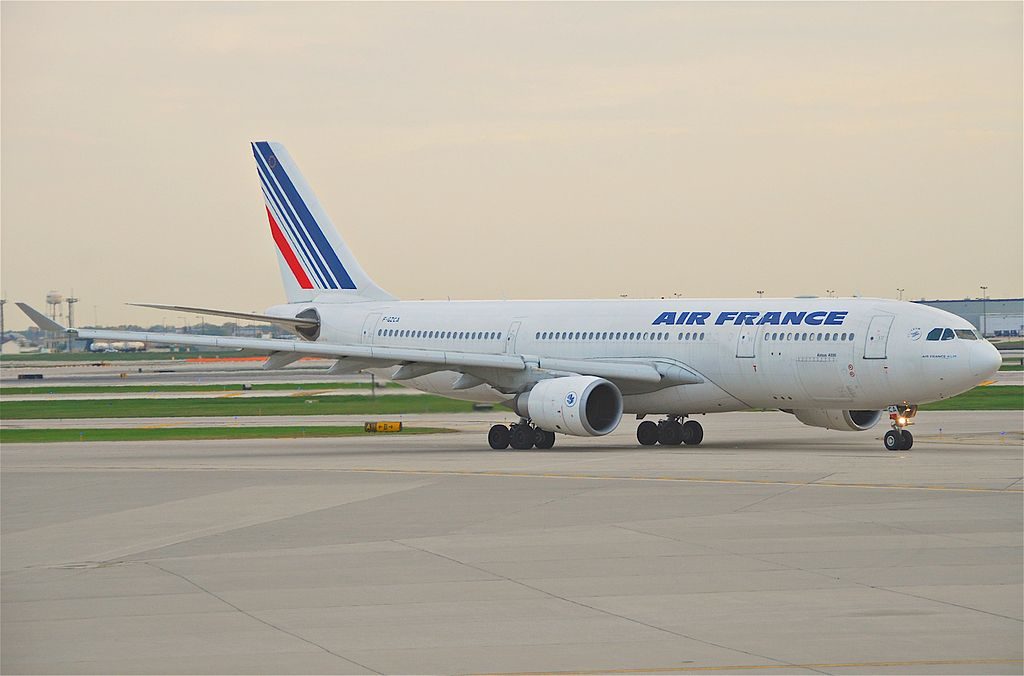 Air France Airbus A330 200 F GZCA at OHare International Airport