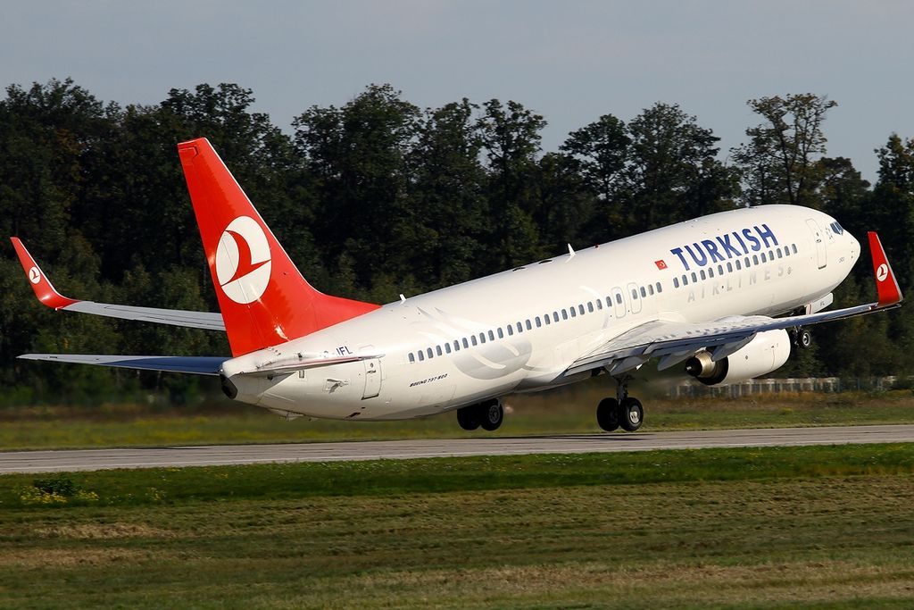Boeing 737 8F2 Turkish Airlines TC JFL Dumlupınar at Frankfurt Airport