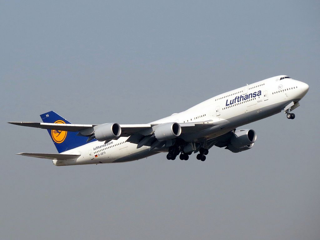 D ABYA Boeing 747 8 Brandenburg of Lufthansa at Frankfurt Airport