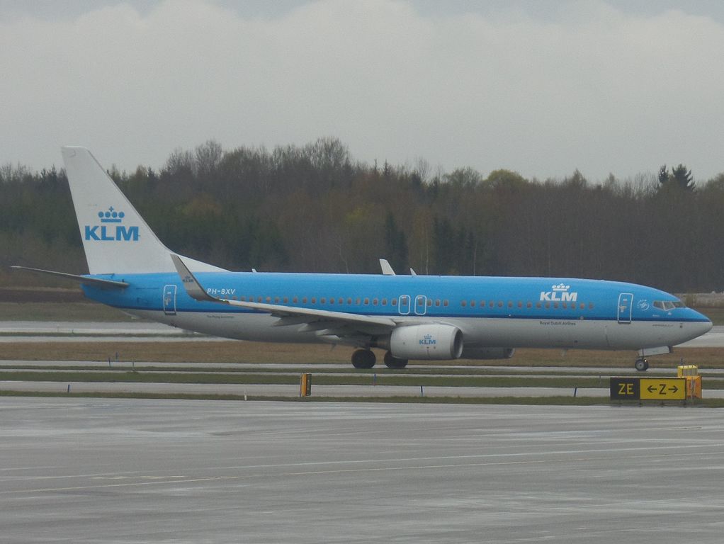 KLM Royal Dutch Airlines Boeing 737 8K2 PH BXV Roodborstje Robin at Stockholm Arlanda Airport