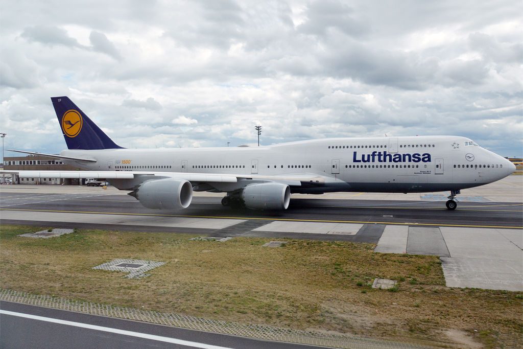 Lufthansa D ABYP Boeing 747 830 Nordrhein Westfalen at Frankfurt Airport