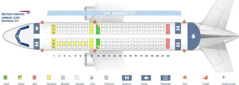 British Airways Fleet Airbus A319-100 Details And Pictures