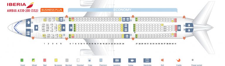 Iberia Fleet Airbus A330-200 Details and Pictures