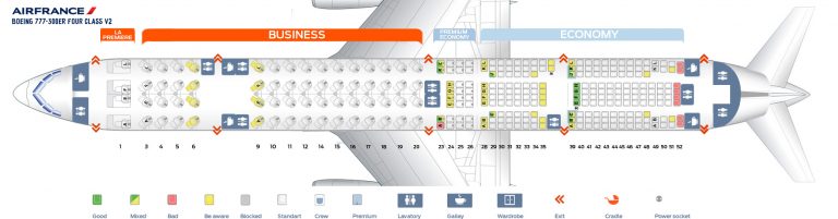 Air France Fleet Boeing 777-300ER Details and Pictures