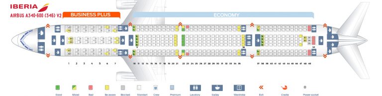 Iberia Fleet Airbus A340-600 Details and Pictures