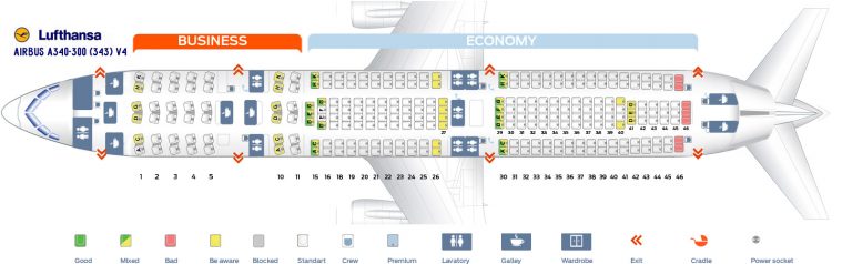 Lufthansa Fleet Airbus A340-300 Details and Pictures