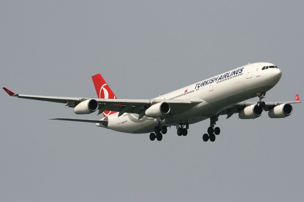 TC JII Airbus A340 313X Mersin Turkish Airlines at Istanbul Atatürk Airport