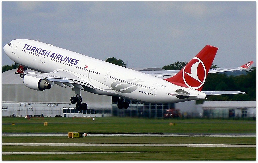 TC JIO Airbus A330 200 Eskişehir of Turkish Airlines at Manchester Airport