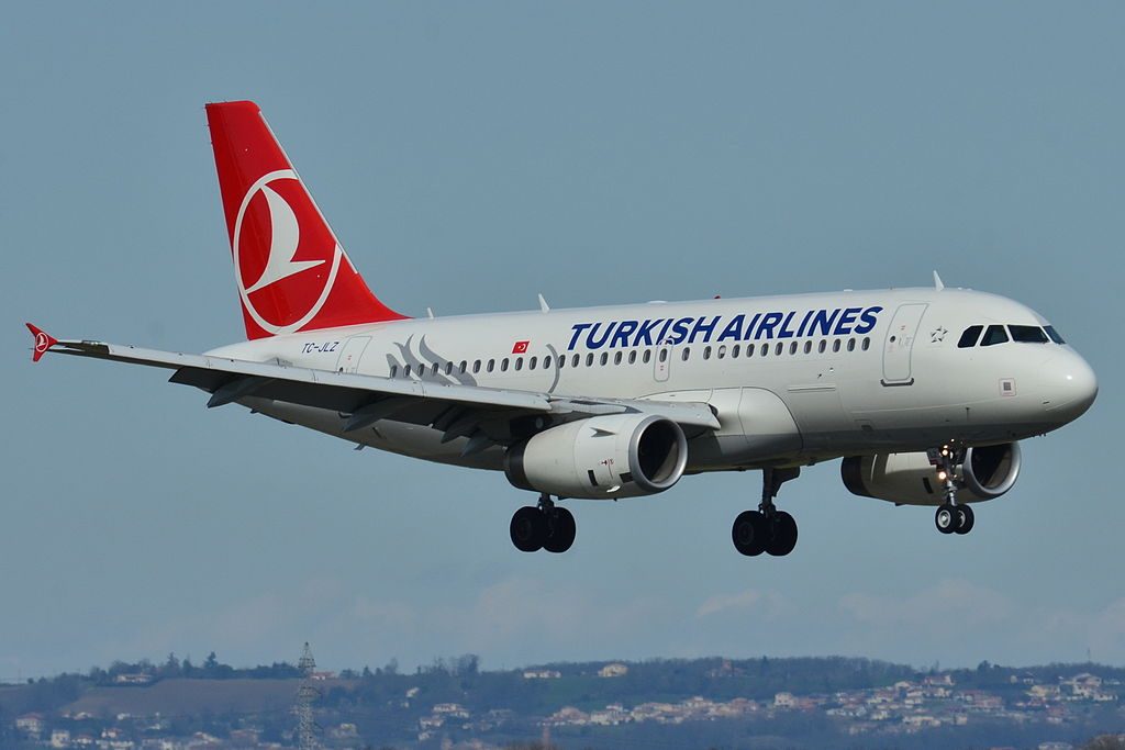 TC JLZ Airbus A319 132 Edirnekapı of Turkish Airlines at Toulouse Blagnac International Airport