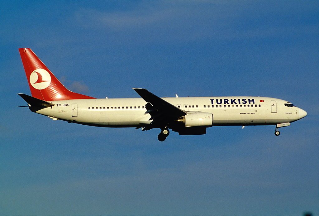 Turkish Airlines Boeing 737 8F2 TC JGC Abant at Zurich International Airport ZRH