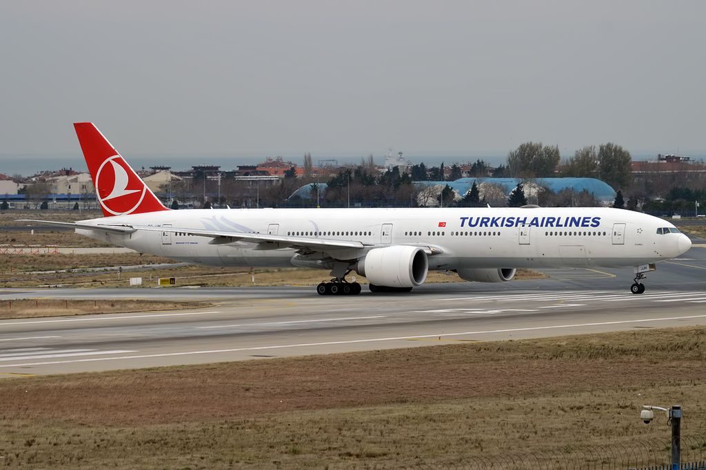 Turkish Airlines TC JJH Boeing 777 3F2ER Rumeli at Istanbul Atatürk Airport