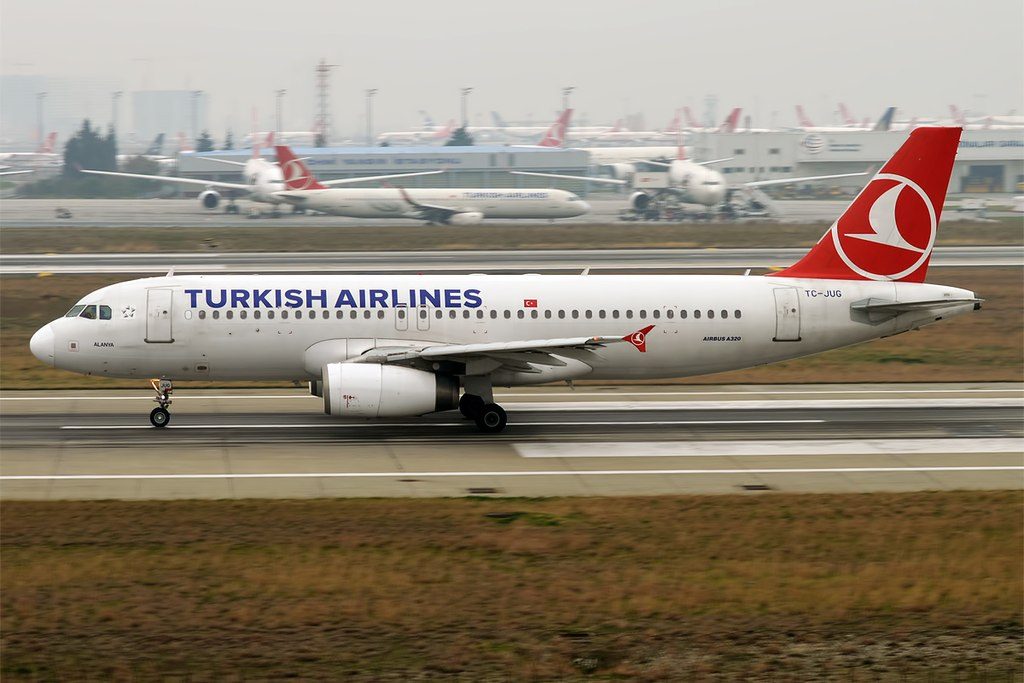 Turkish Airlines TC JUG Airbus A320 232 Alanya at Istanbul Atatürk Airport