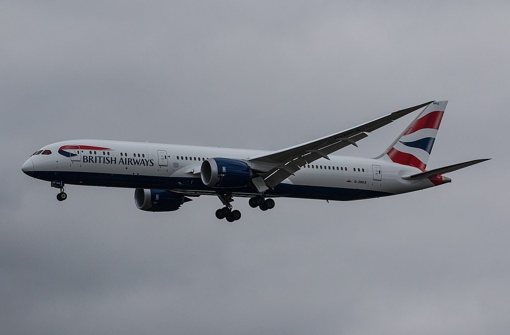 Boeing 787 Dreamliner British Airways G ZBKS at London Heathrow Airport