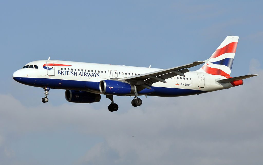 British Airways Airbus A320 200 G EUUH at Barcelona–El Prat Airport