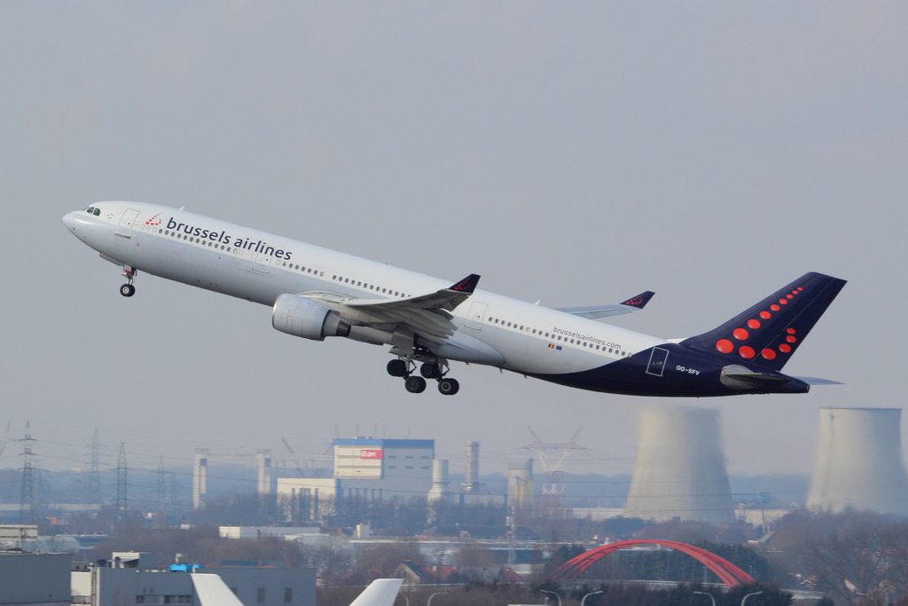 Brussels Airlines Airbus A330 322 OO SFV Brussels Airport
