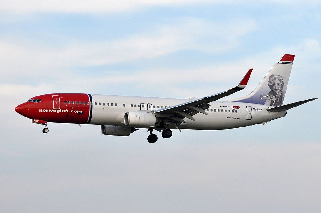 EI FHY Boeing 737 8JPWL Wenche Foss of Norwegian Air Shuttle at Barcelona Airport