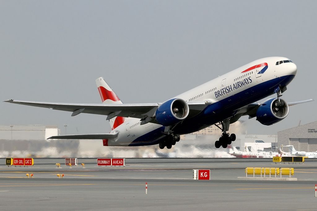 G VIID Boeing 777 236ER British Airways at Dubai International Airport