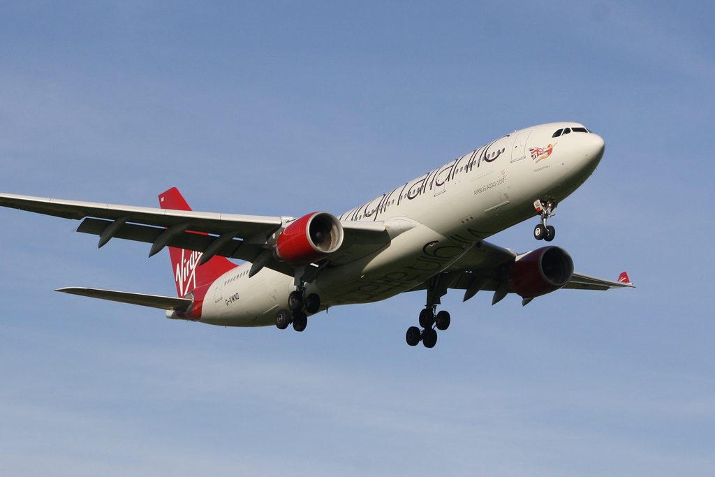 G VWND Virgin Atlantic Airways Airbus A330 223 Scarlet o’Hara at London Gatwick Airport