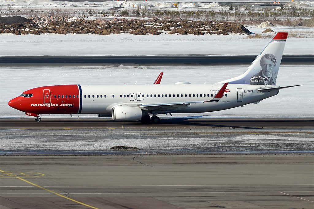 Norwegian John Bauer Livery EI FHS Boeing 737 8JPWL at Helsinki Vantaa Airport