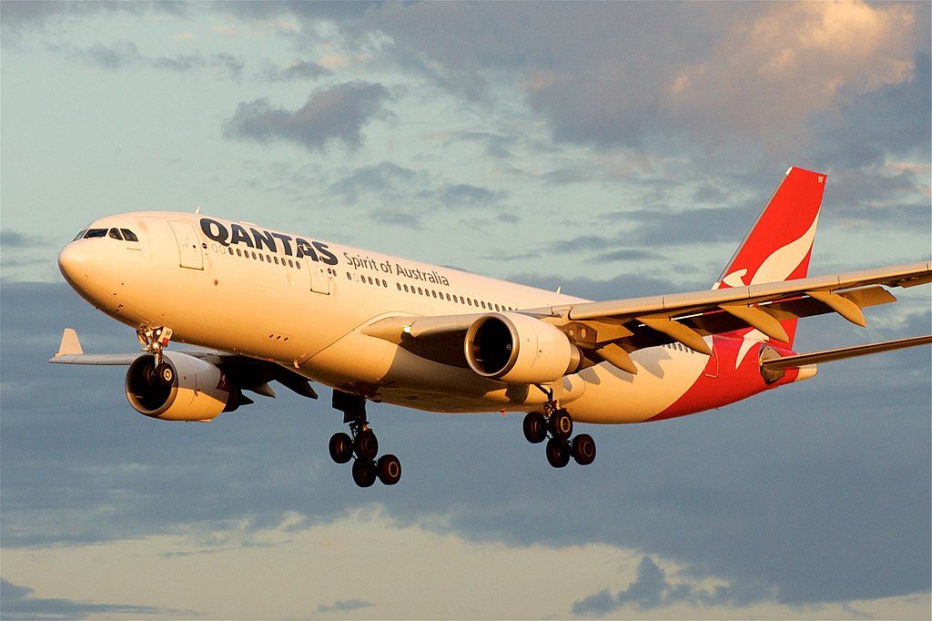 Qantas Airbus A330 200 VH EBF King Valley at Melbourne Airport